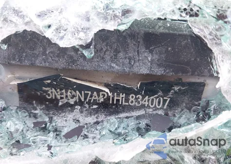 2017 Nissan Versa 1.6 S z USA, uszkodzony, nr VIN 3N1CN7AP1HL834007